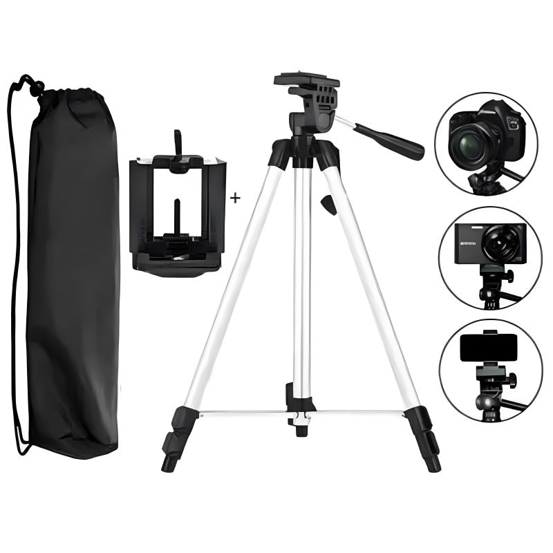Professional Adjustable Tripod Stand for Mobile & Camera – 1345mm