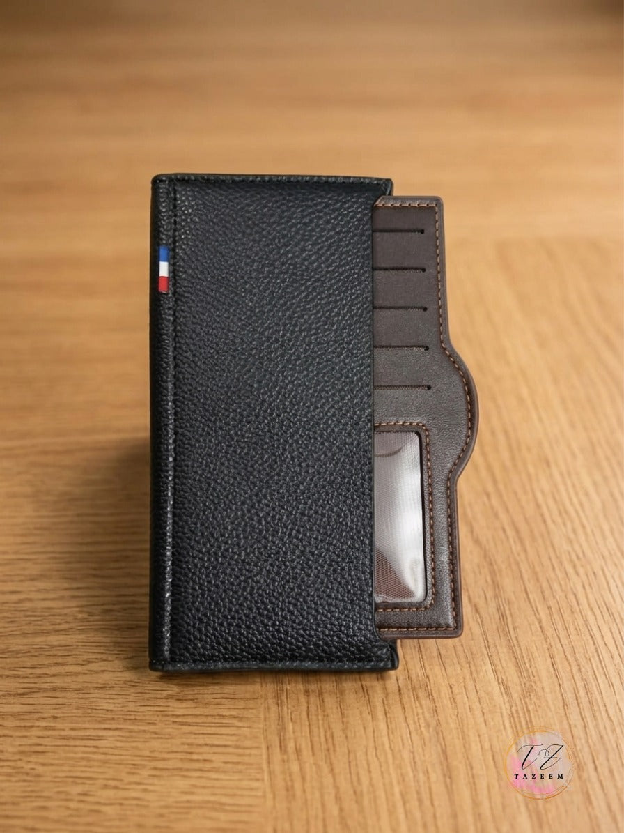 Premium Men’s Leather Wallet – Stylish Multi-Card Bi-Fold Wallet