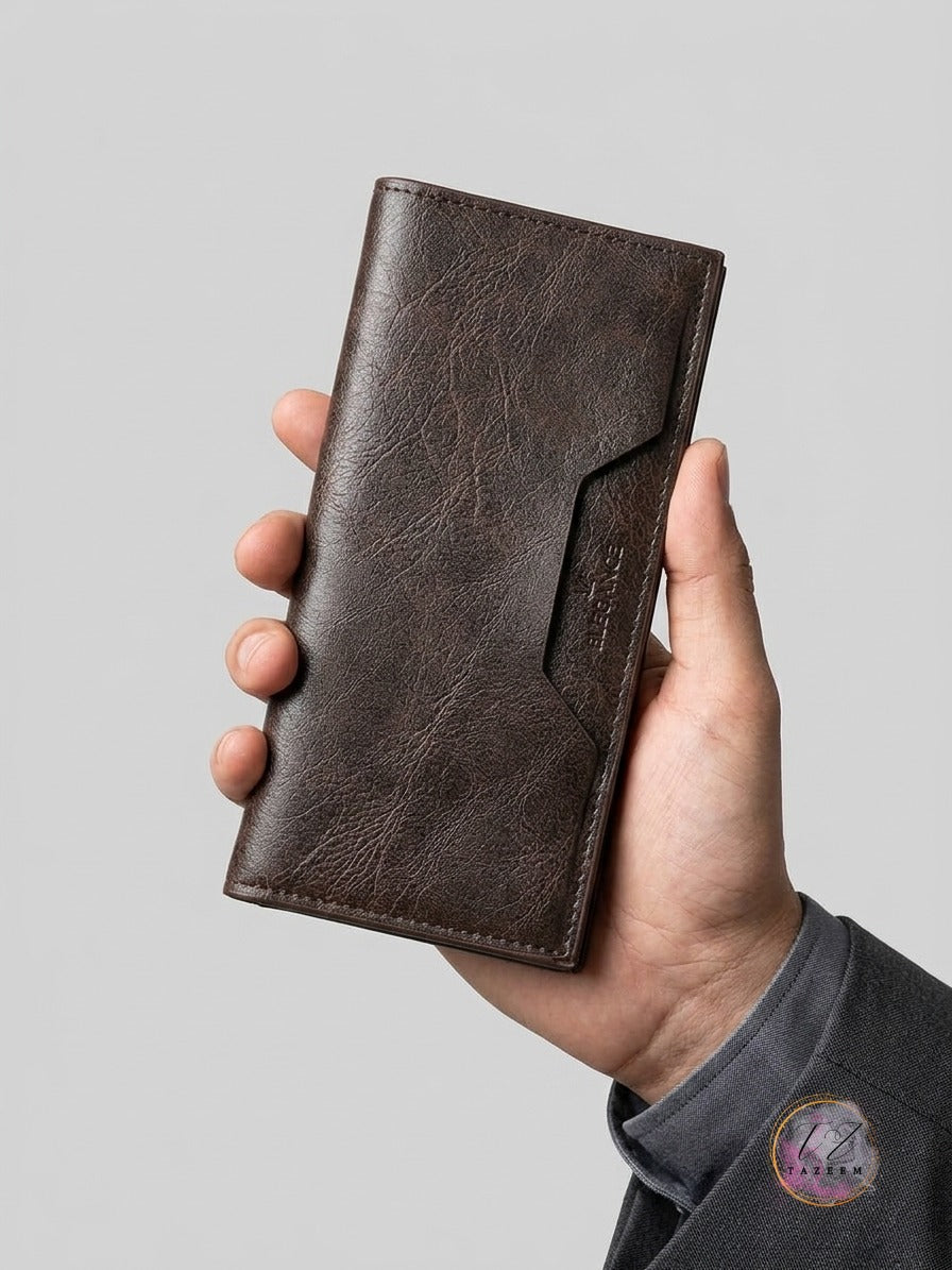 Premium Men’s Leather Wallet – Stylish Multi-Card Bi-Fold Wallet